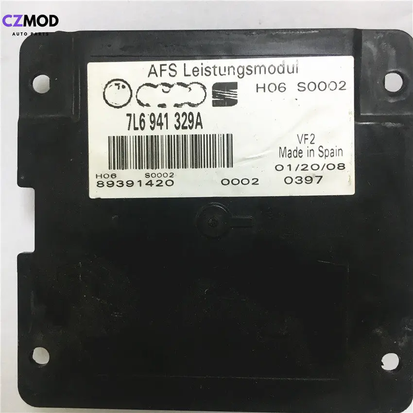 CZMOD 7L6 941 329A фара AFS Leistungsmodul блок управления модуль фоллоуэра 7L6941329A аксессуары для автомобильного света(используется - Цвет: black 7L6 941 329A