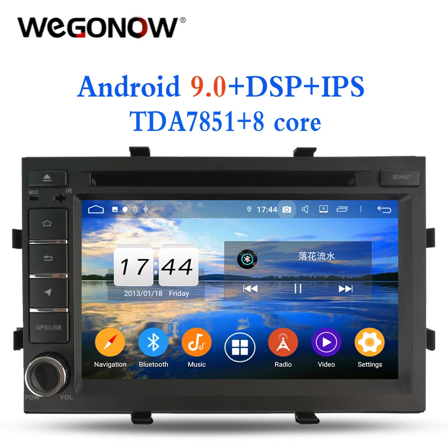 2din ips Android 9 0 4G ram для Chevrolet Cobalt Spin Onix 2012 2017 автомобильный dvd плеер Wifi Bluetooth 4 2 RDS радио