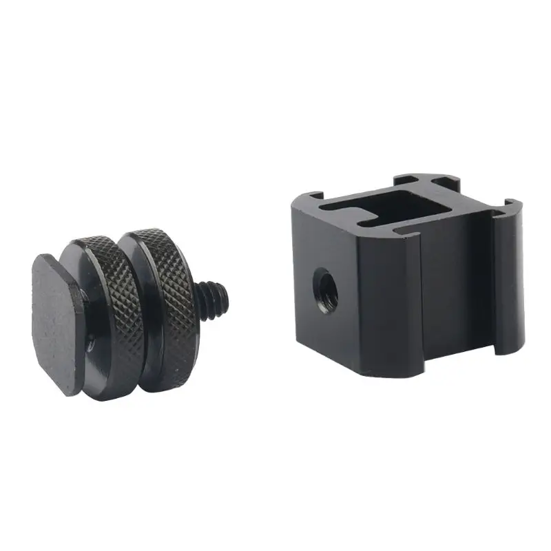 3 крепления адаптер для горячего башмака двойные винты кронштейн держатель