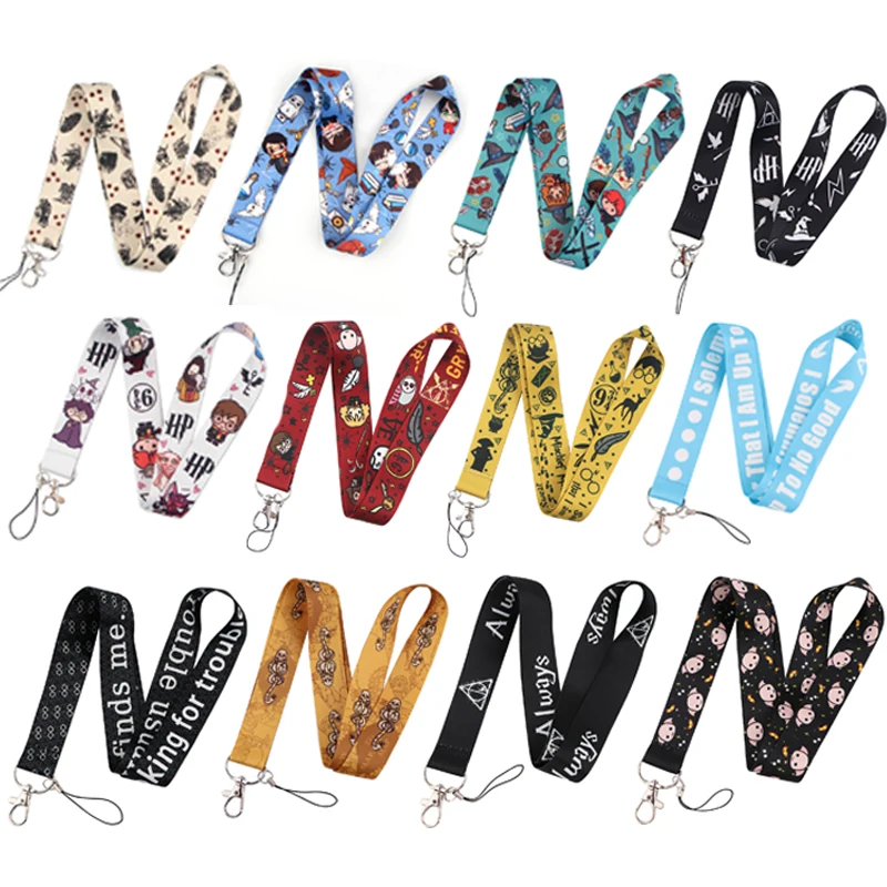 

C943 Fashion Magic Academy Neck Strap Lanyards Keychain Holder ID Card Pass Hang Rope Lariat Lanyard Key Chain Friend Gifts