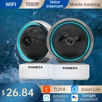 inqmega 1080p tuya smart indoor life camera wireless wifi security surveillance cctv baby monitor google home assistant alexa