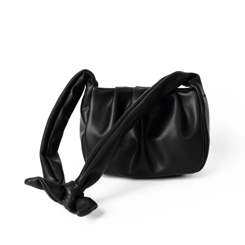 

Customized Handbag Fold Bucket Bag Shoulder Slung Joker Niche Handbag