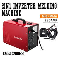 welding machine mig mma mag 3in1 280amp inverter welder machine