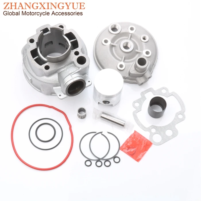 70cc Large kit 70cc 47 мм Большой Диаметр цилиндра комплект и поршневой комплект и прокладка цилиндра для APRILIA RS50 экстрима RX50 эндуро Tuono 50cc AM4 AM5 AM6 LC 2T - Цвет: 70cc Large kit