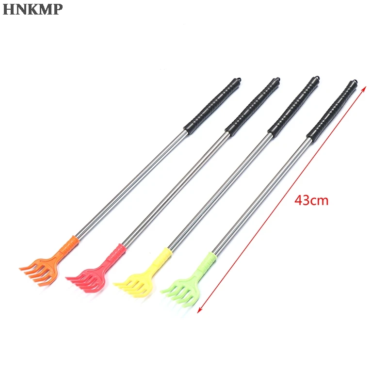 Телескопический выдвижной держатель для чесания спины массаж тела Плюмаж зуда