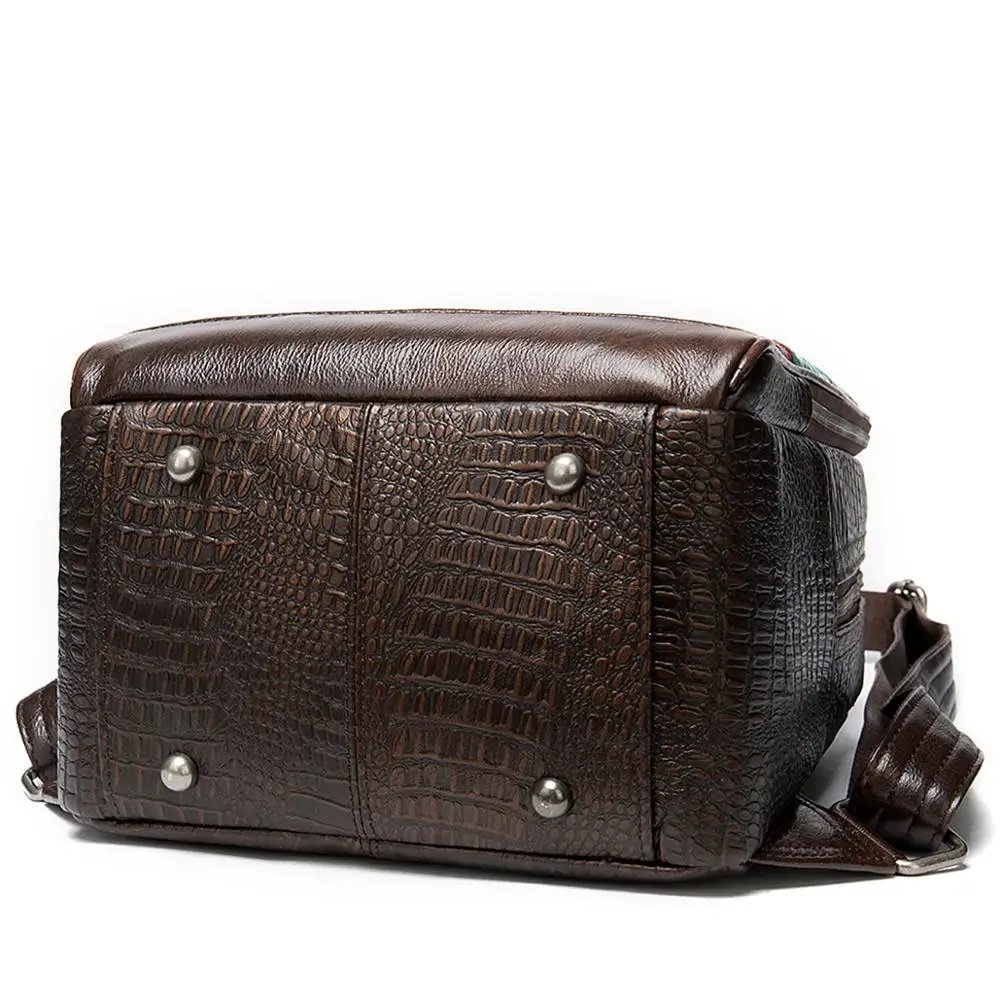 Новый Винтажный высококачественный кожаный женский многофункциональный рюкзак