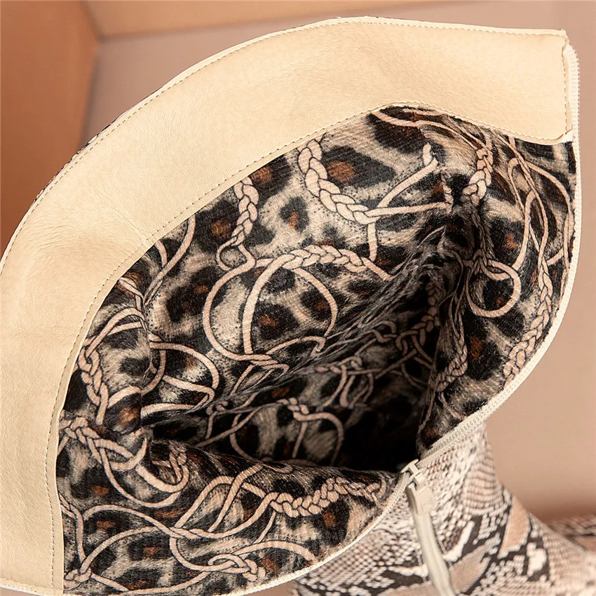 

High Heel Women Knee High Boots Sexy High Heels Autumn Woman Shoes Winter Women Long Boots Small Big Size 32 - 48