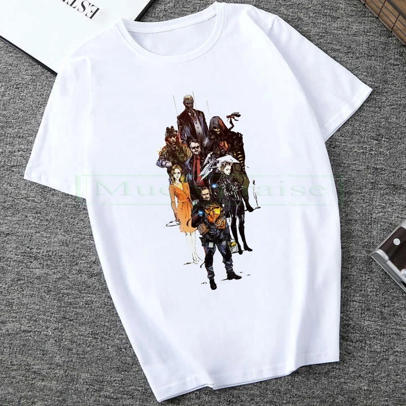 Модная футболка в стиле хип-хоп Death Stranding | Мужская одежда