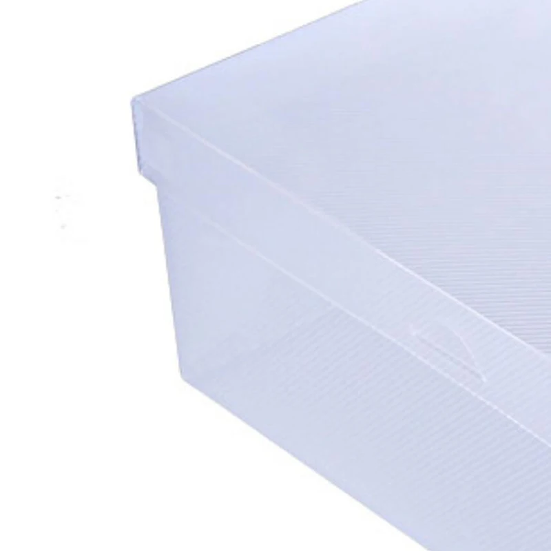 

10 Pieces of Foldable Plastic Shoe Storage Box Box Stackable Organizer Shoe Rack Basket Shoe Box 33 x 21 x 12cm