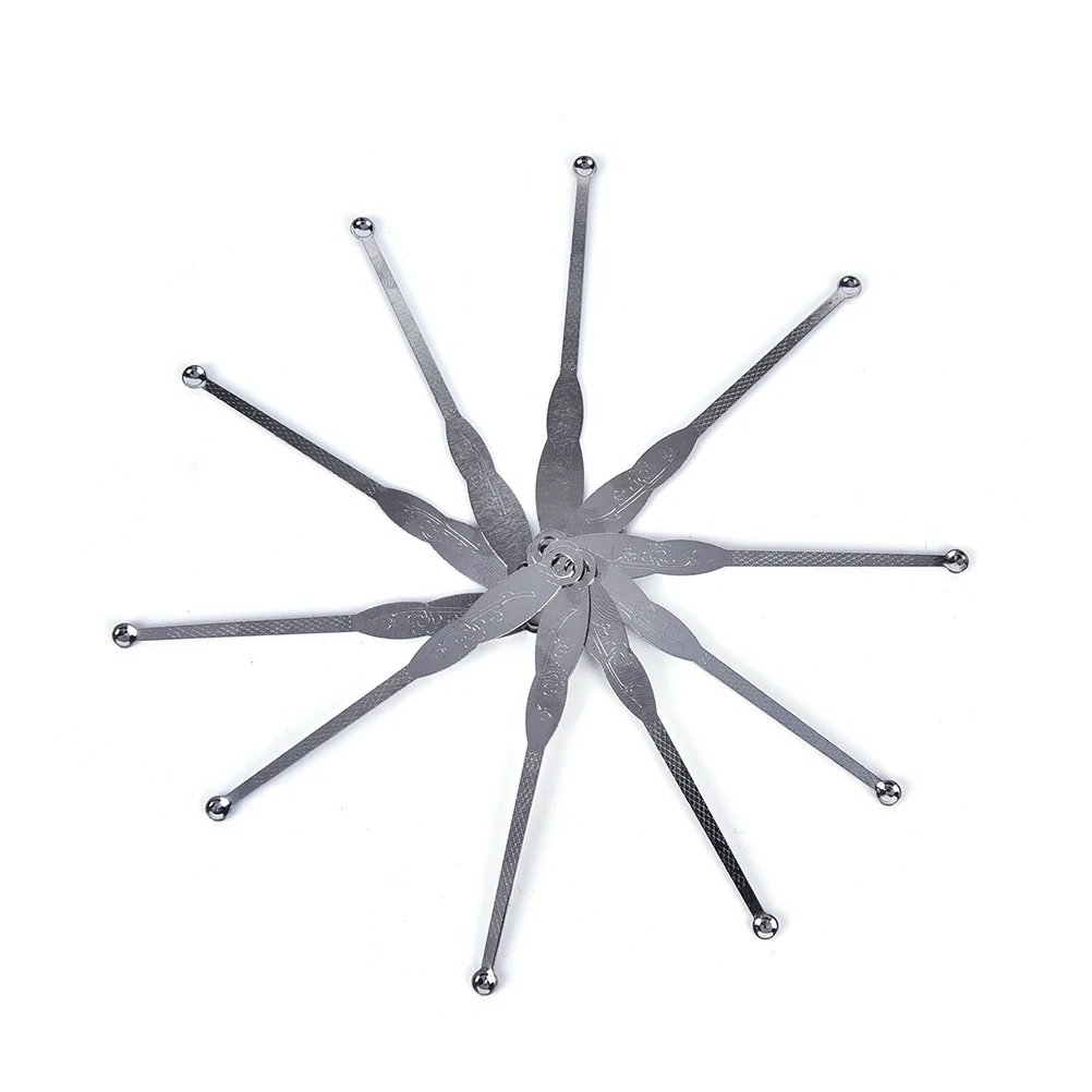 Оптовая продажа прочные 10 шт. ушные вкладыши из нержавеющей стали ручка для