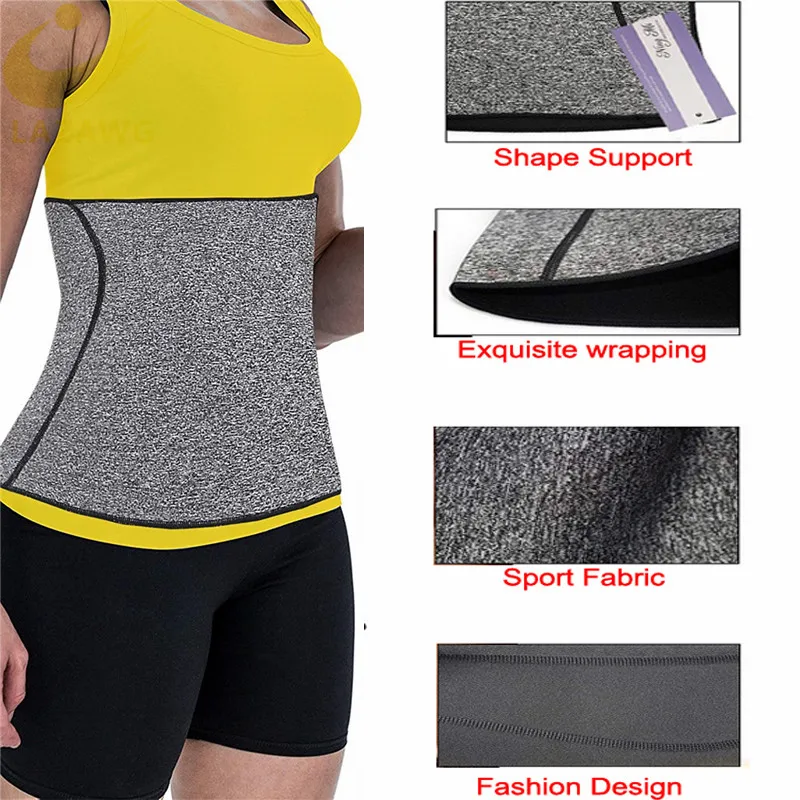 LAZAWG женский пояс для талии Cincher Tummy Control Горячий Неопреновый Пояс пота триммер