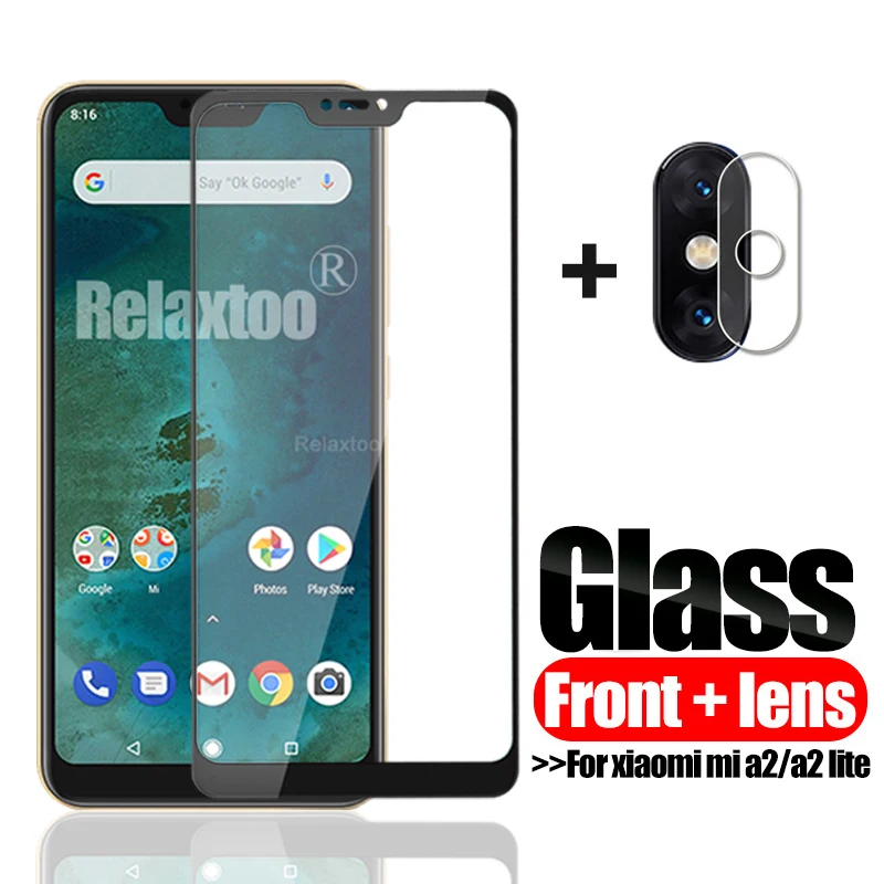 Пленка для объектива задней камеры 2 в 1 xiaomi mi a2 lite Защитное стекло xiomi a light mia2 a2lite