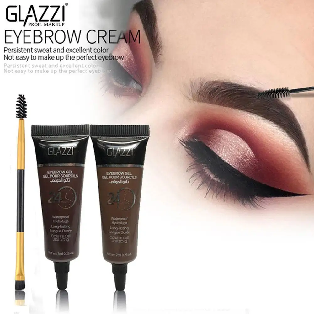 

Liquid Eyebrow Enhancers Natural Easy To Wear Brown Eyebrows Henna Eyebrow Beauty Waterproof With Mascara Paint Brush Set T B4L6