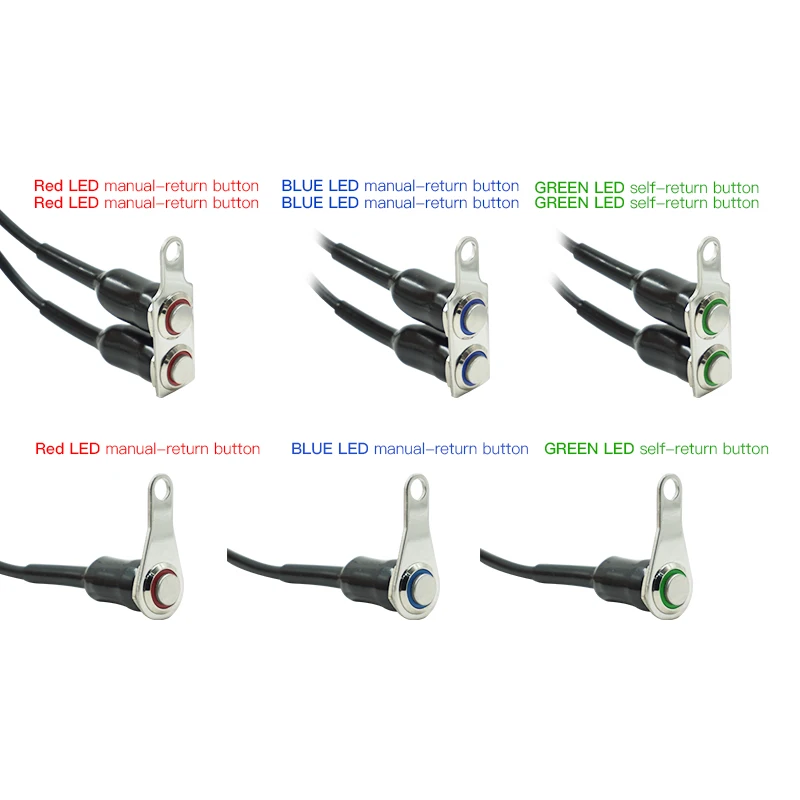 Универсальный водонепроницаемый переключатель на руль мотоцикла 12 В