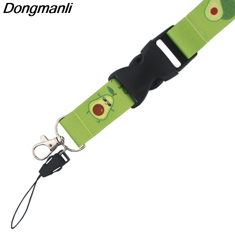 P3989 Dongmanli авокадо брелок Lanyards держатель удостоверения личности ID карта Пропуск Тренажерный зал мобильный телефон USB бейдж держатель ключевой ремень