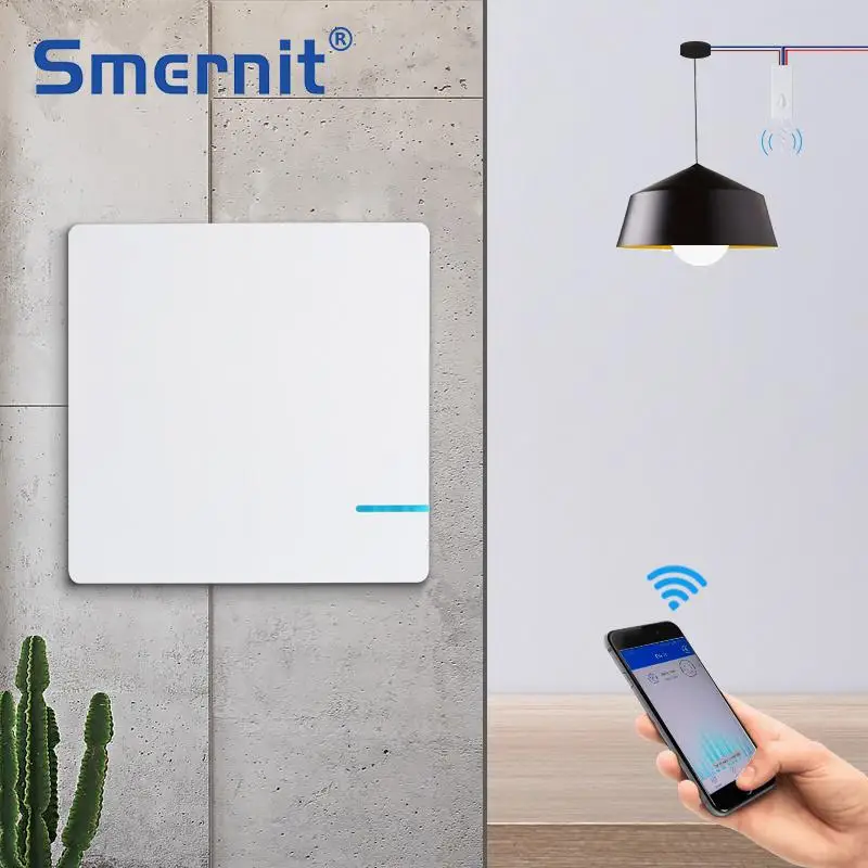 Беспроводной Выключатель света Умный дом приложение Wi-Fi RF пульт дистанционного
