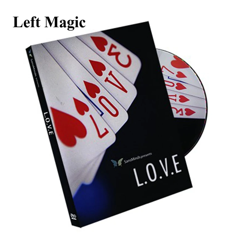 

L.O.V.E (DVD And Gimmick) - Card Magic Tricks Magic For Lover Fun Stage Close Up Magic Props Illusions Magic Accessories