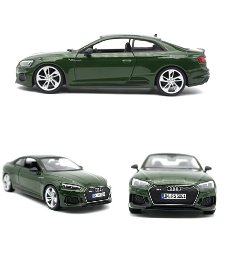 Изысканный 1:24 RS 5 Coupe литая модель машины Модель, литая под давлением металлическая Коллекция Модель, передовое Подарочное украшение