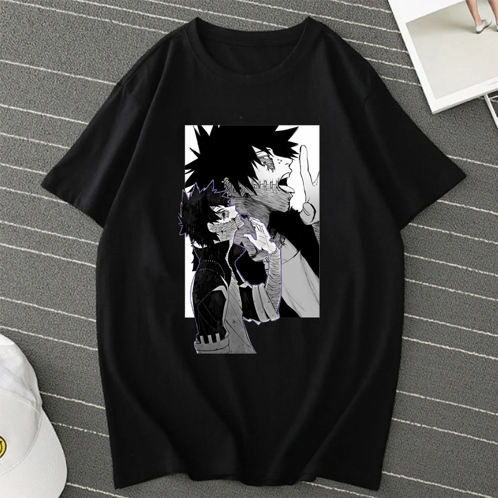 

ANIME My Hero Academia T Shirt men Funny Tops Graphic Tees Harajuku Unisex Anime Dabi T-shirt male Tshirt