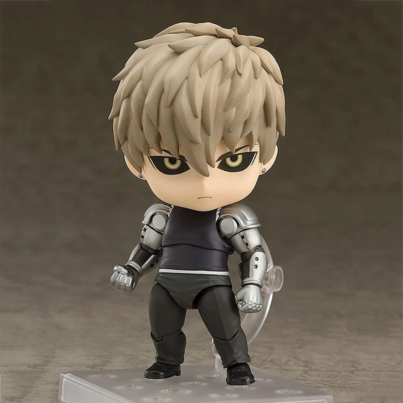 

10CM Anime Figures One Punch Man Genos Q Styles Doll Toy PVC Brinquedos Anime Figure Collect Gift For Boys Girls