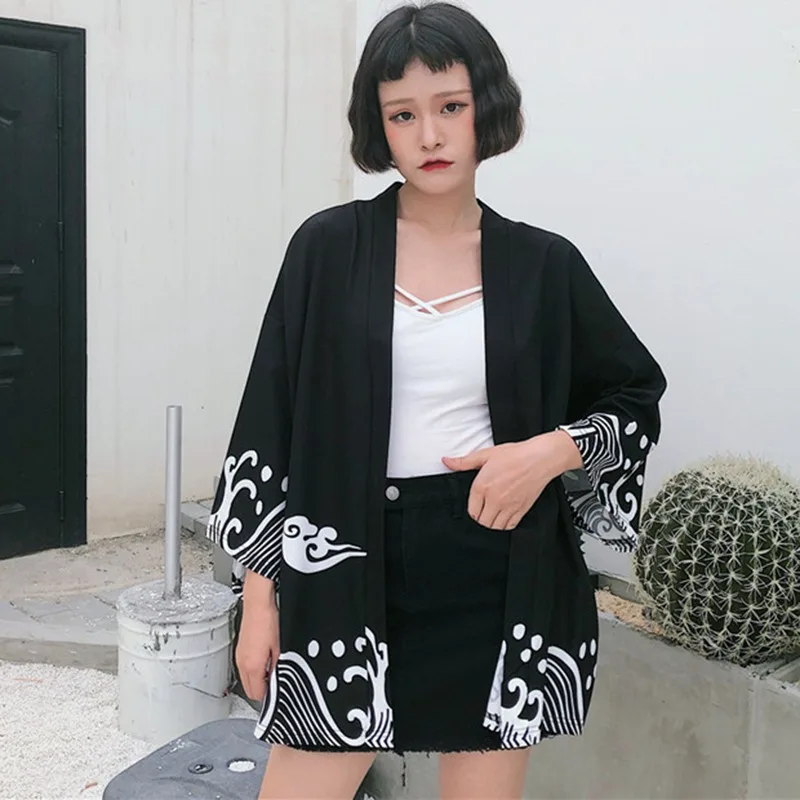 

Women Beach Style Cardigan Kimono Ladies Print Summer Fashion Sunscreen Shirts