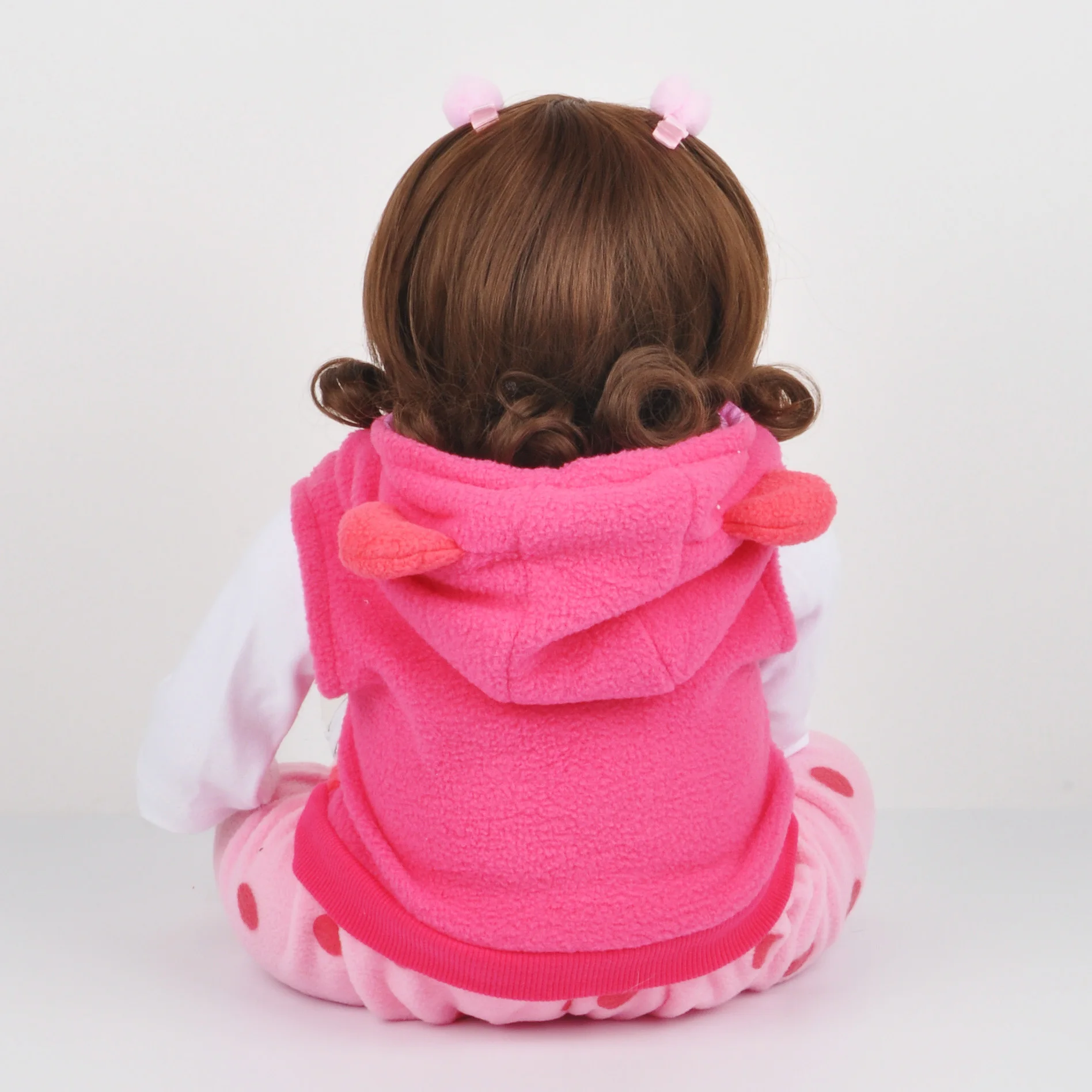 17 дюймов 45 см силиконовая кукла реборн Bebe Bonecas Реалистичная живая детская Menino