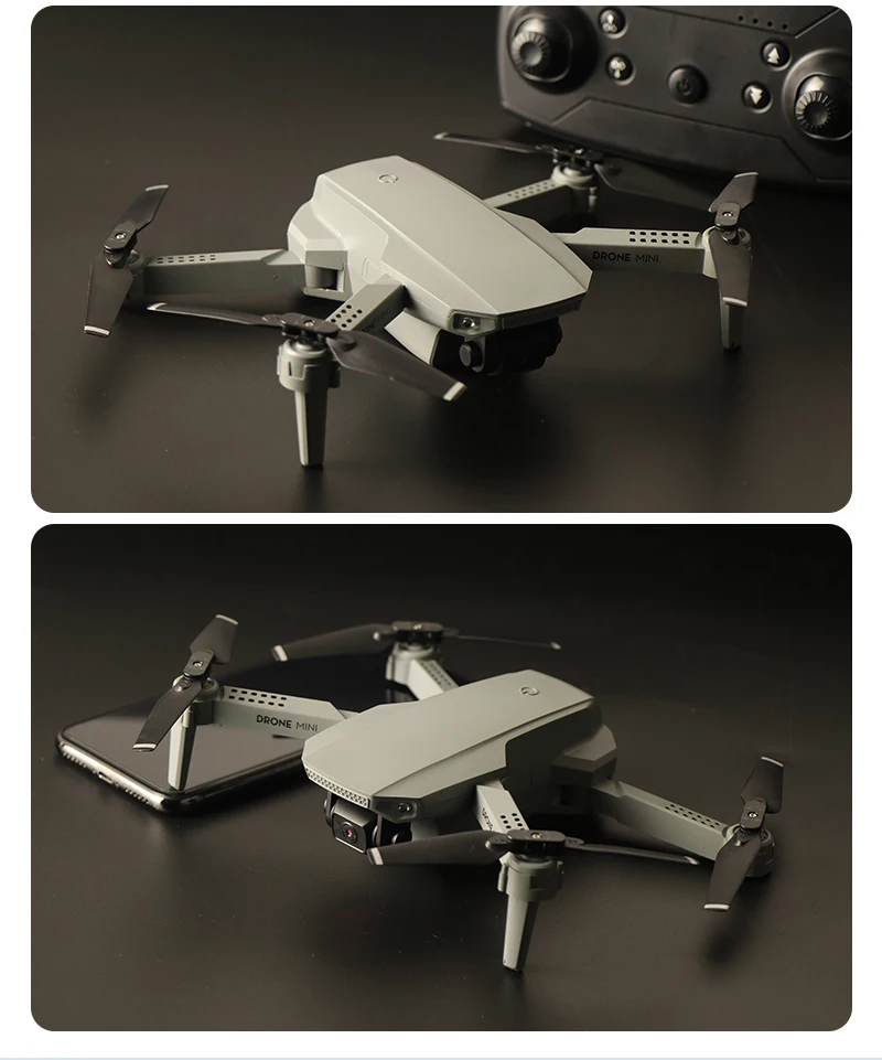 

NEW E88 Rc Mini Drone 4k HD Drone with Dual Camera FPV WiFi Real-time Transmission Foldable Quadcopter RC Dron Boy Toys PK XT6