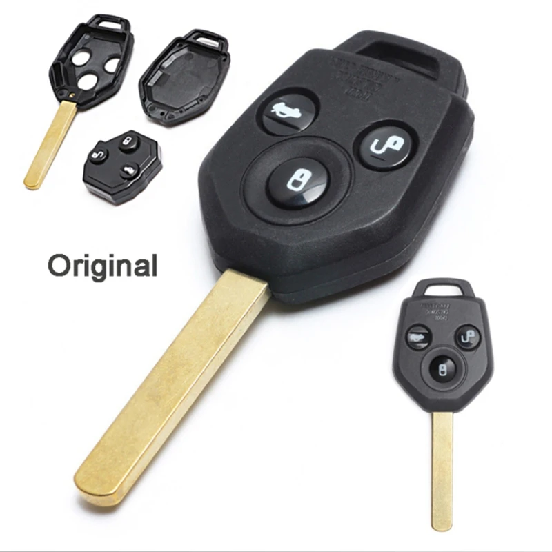 

433MHz 4D62 Chip Flip Folding 3 Button Remote Key Fob Key for Subaru Forester 2008-2012