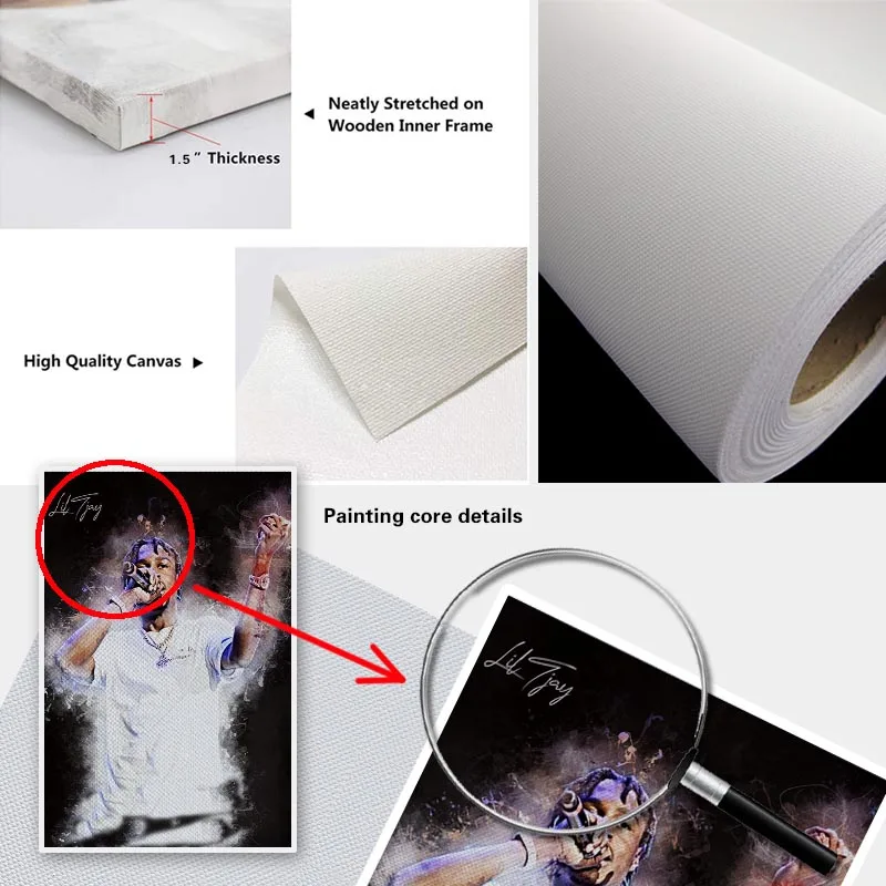 

No Frame Tjay Wall Art Print Canvas Painting Nordic Posters and Prints Wall Pictures