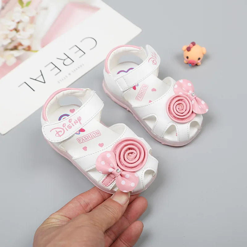 Сандалии детские дышащие мягкая подошва летняя обувь для начинающих ходить
