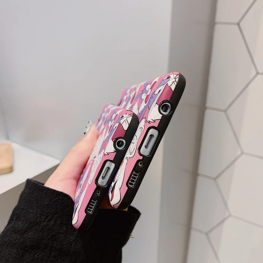 Забавные чехлы с рисунком кролика для samsung Galaxy S10 S8 S9 Plus милый мягкий чехол