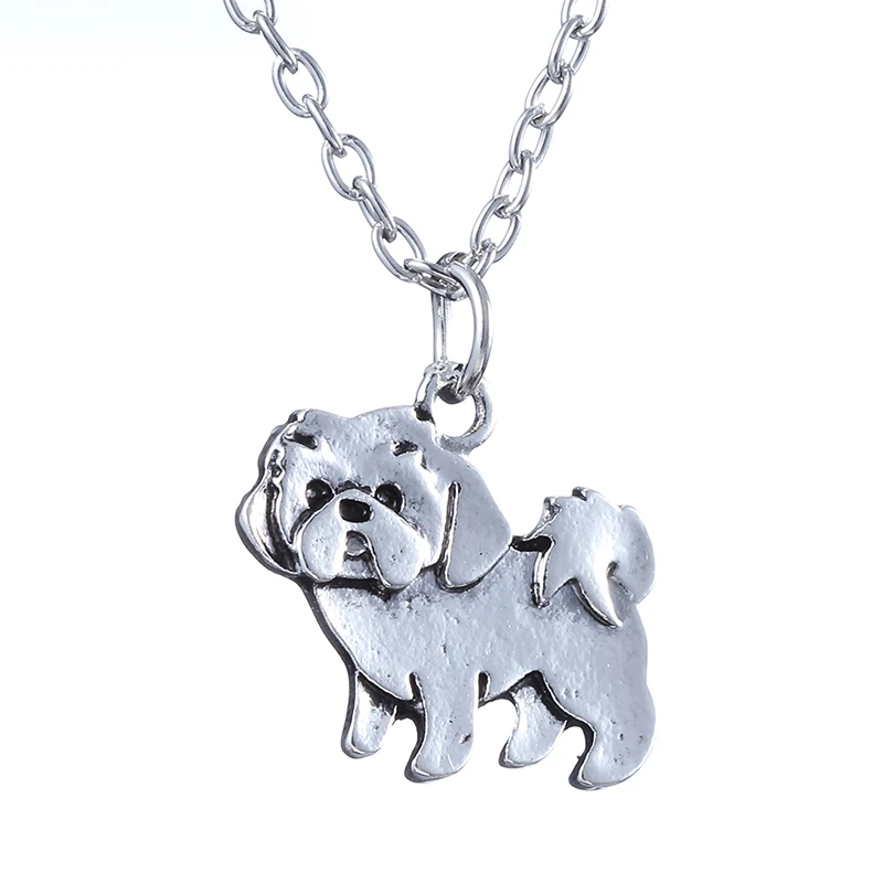 Высококачественное богемное античное ожерелье Shih Tzu богемское колье массивные