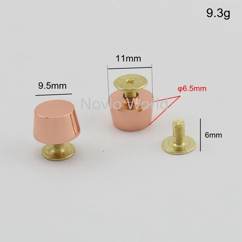 8 шт. тест малый размер металлические шпильки сумка с ручкой заклепки Женская