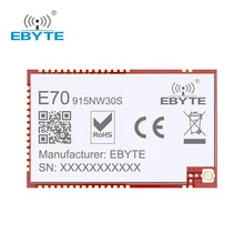 CC1310 Star Network Module 915MHz 30dBm Wireless Transceiver Long Distance 6.5km Stamp Hole/IPEX Antenna EBYTE E70-915NW30S