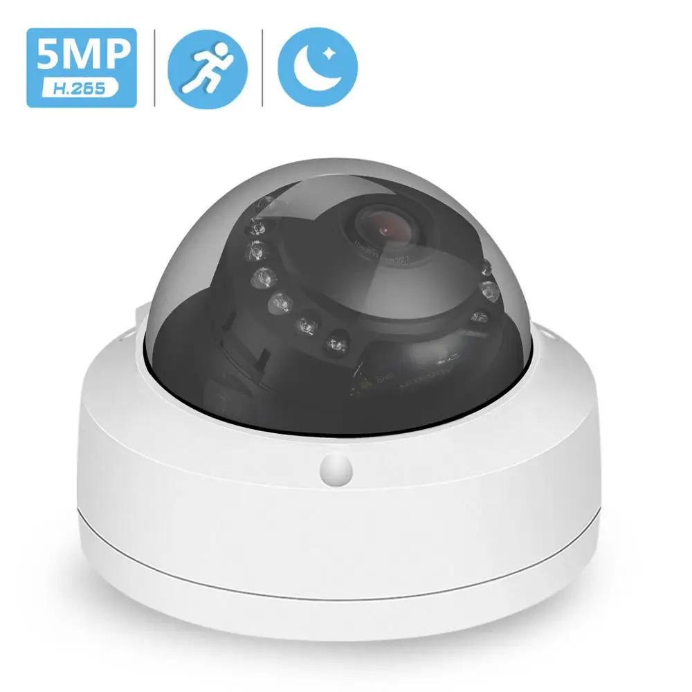 BESDER H.265 5MP 3MP 2MP IP Камера антивандальный CCTV купольная XMEye CMS видеонаблюдения камера