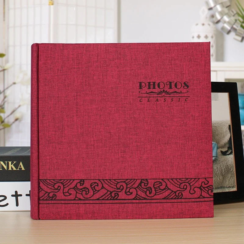 

Holds 200 Photos Slip 6 inch Memo Photo Album Memory Notebook Picture Insert Almum for Kids Lovers Family photocard binder