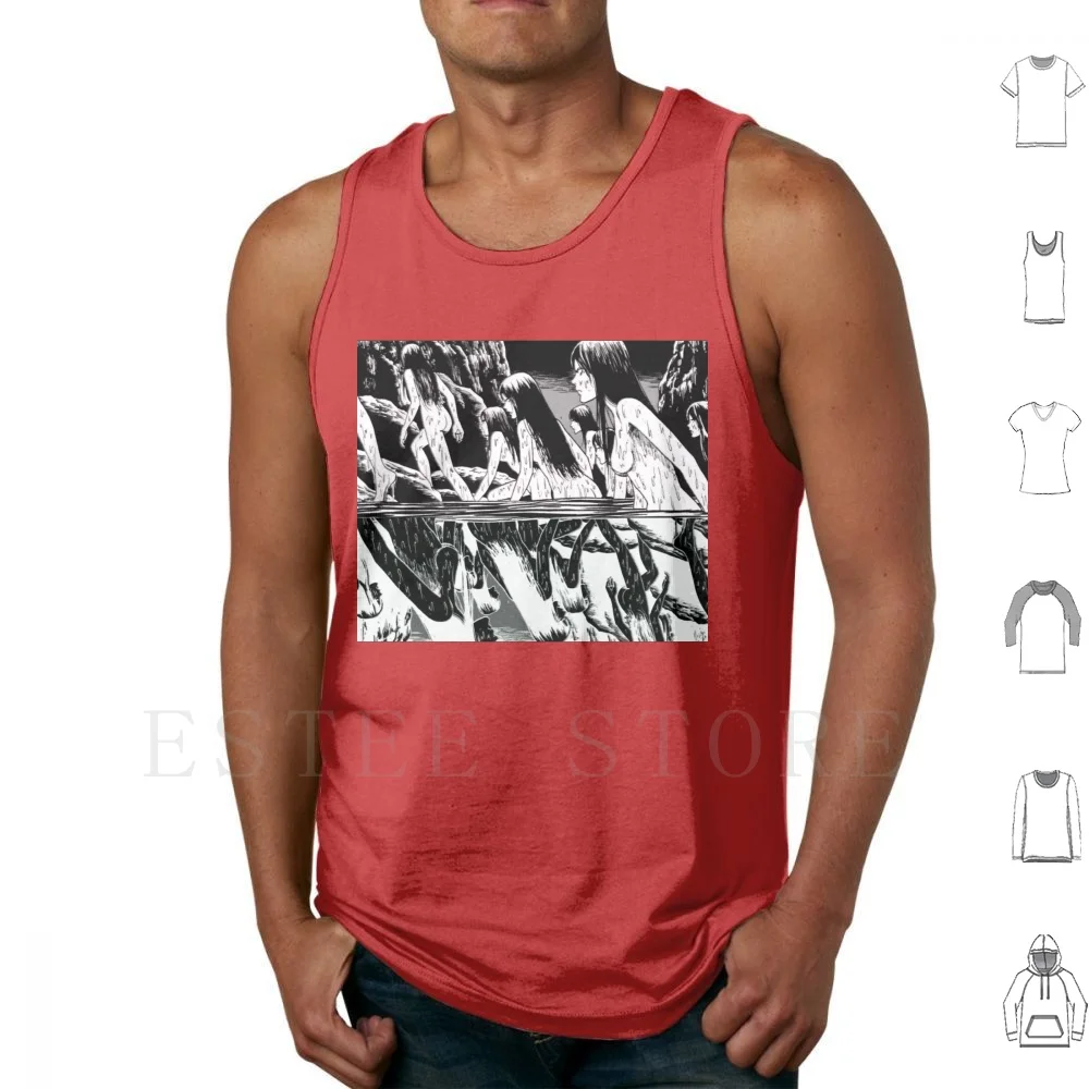 Темный гобелен Junji майки жилеты аниме магазин манга томие