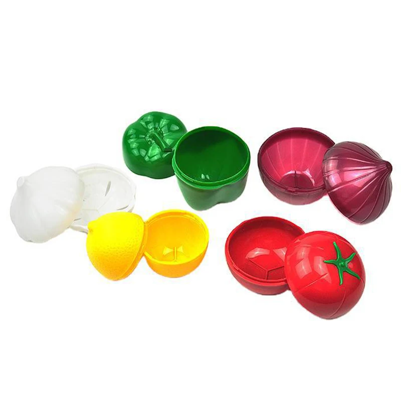 Кухня Еда пищевой контейнер контейнера для овощей Лук ящик чеснока коробка