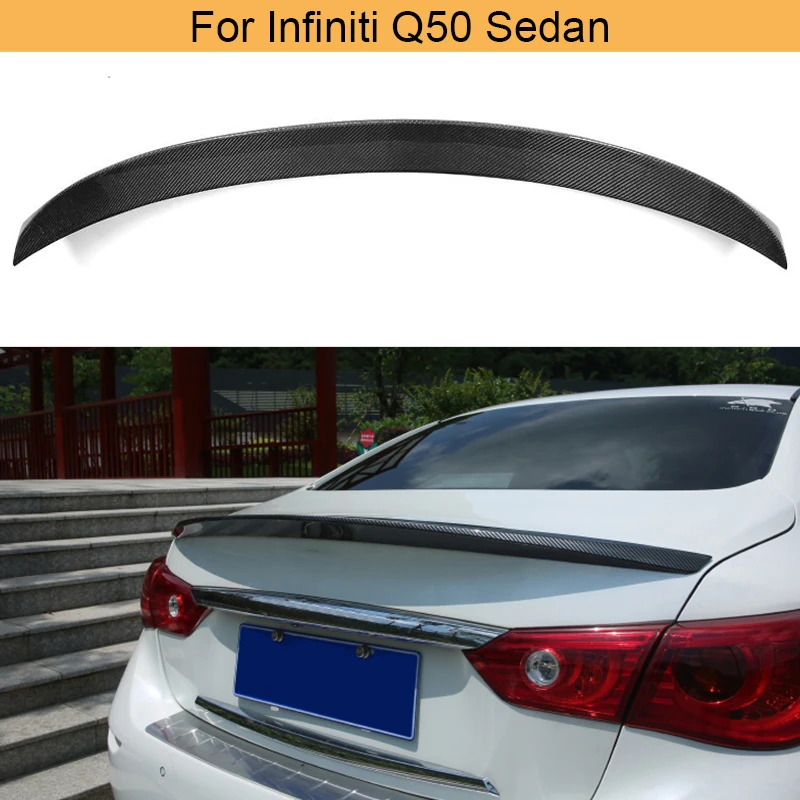 Автомобильная фотокопия для Infiniti Q50 Sedan 4 Door 2014 - 2017 спойлер заднего багажника