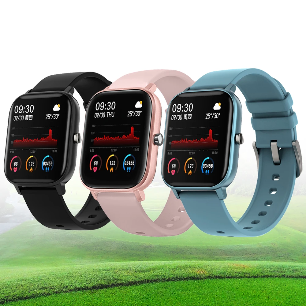 

2021 Smart Watch Men Women 1.4inch Full Touch Screen Fitness Tracker Heart Rate Monitor Waterproof Sports Band For IOS Android