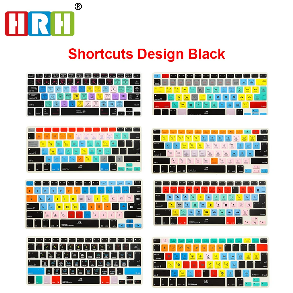 HRH тонкий Ableton Live Logic Pro X Avid Pro инструменты ярлык клавиатуры Обложка кожи для Macbook Pro Air retina 13 15 17 до