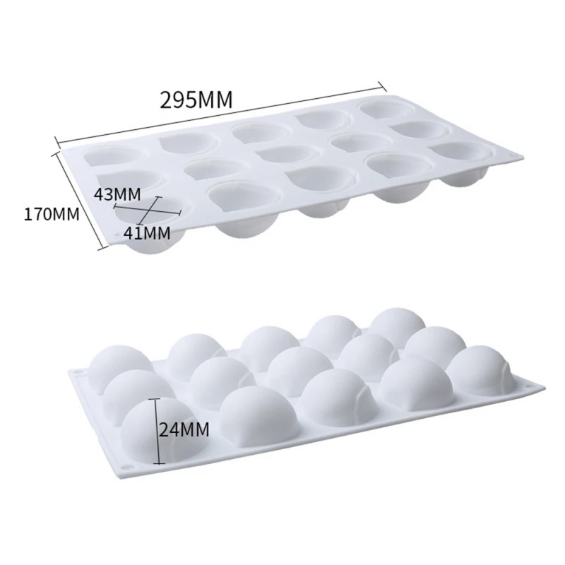 Новая силиконовая форма для мусса торта лесного ореха фруктов свадебные 3D