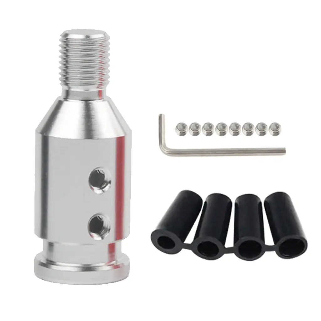 

Custom Aluminum Universal knob er Adapter for BMW Mini Non Threaded ers M10x1.5 (Silver)