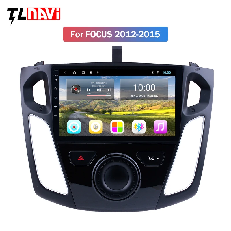 

2 Гб ОЗУ, 9 дюймов, android 10, автомобильный dvd, мультимедийная система gps-навигации для ford focus 2012-2015