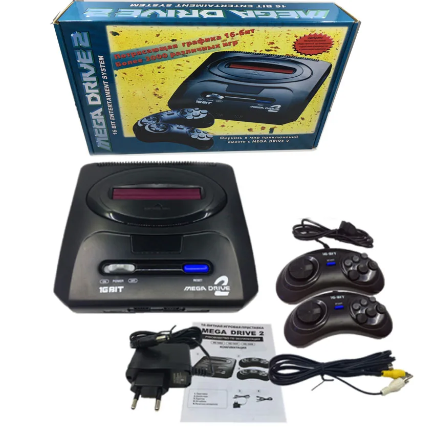 16-битная игровая консоль SEGA MD2 с переключателем режимов для США и Японии