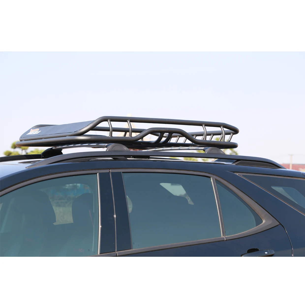 

TATA.MEILA Universal Car Top Roof Basket with Wind Farng Hitch Mounted Cargo Carrier Rack Luggage With Mount Parts