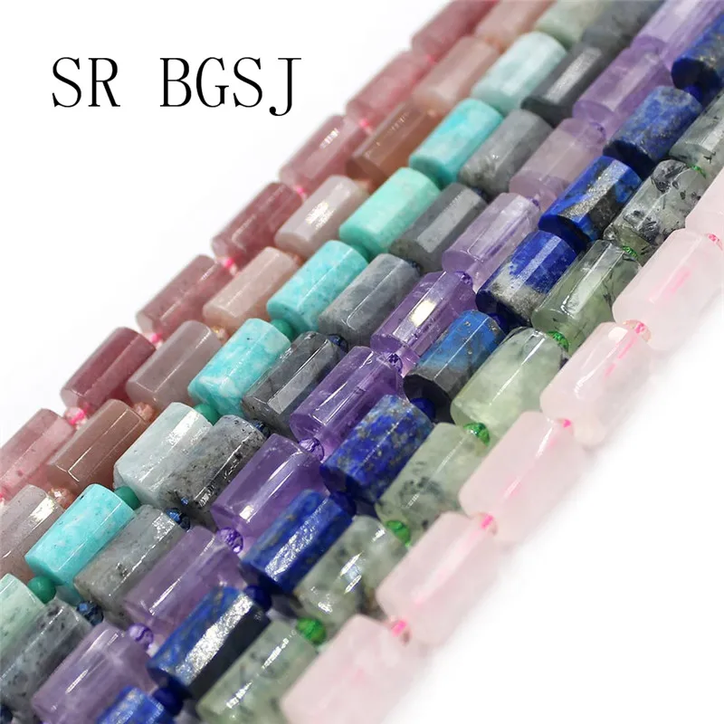 Бесплатная доставка 10x14 мм виды камней колонны трубки натуральный камень кварц