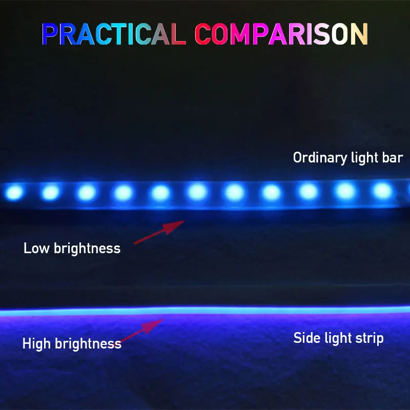Автомобильный светодиодный светильник полосы для капюшон 2 шт.