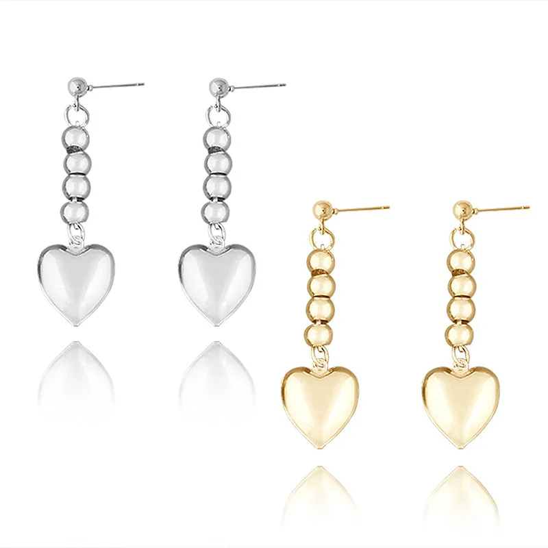 

Fashion Korean Women Butterfly Dangle Drop Earrings Stainless Steel Earrings Geometry Heart Pendientes Mujer Moda 2021 Jewelry