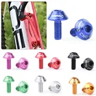 2 шт. прочный алюминиевый сплав M5 * 12 мм Винт держатель для бутылки велосипеда винты болты для велосипеда аксессуары для велоспорта